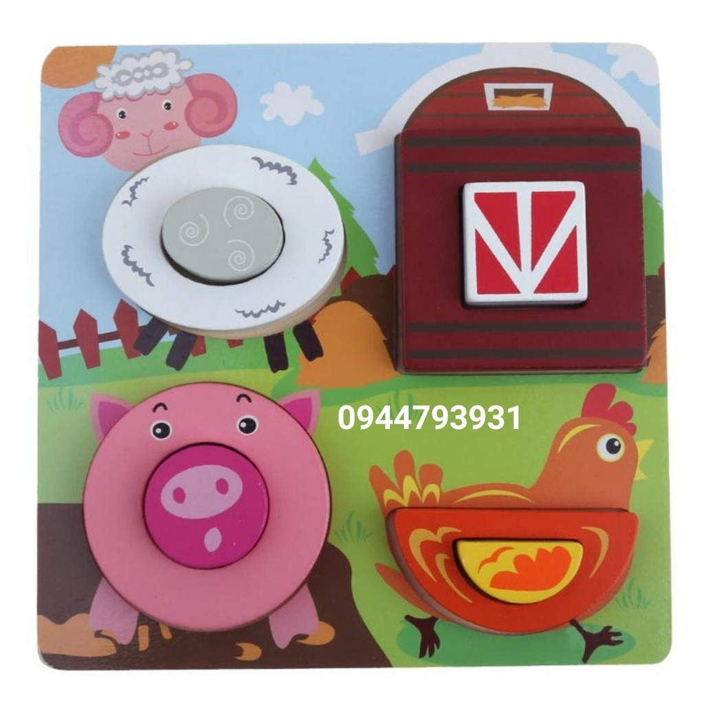 Tranh ghép 3D nổi (size 20x20)
