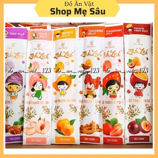 1Kg Thạch Zaizai Dài 💖Freeship💖 Kẹo Thạch Zaizai Đức Hạnh Mẫu Mới Gói Dài Mix Vị Dai Ngon