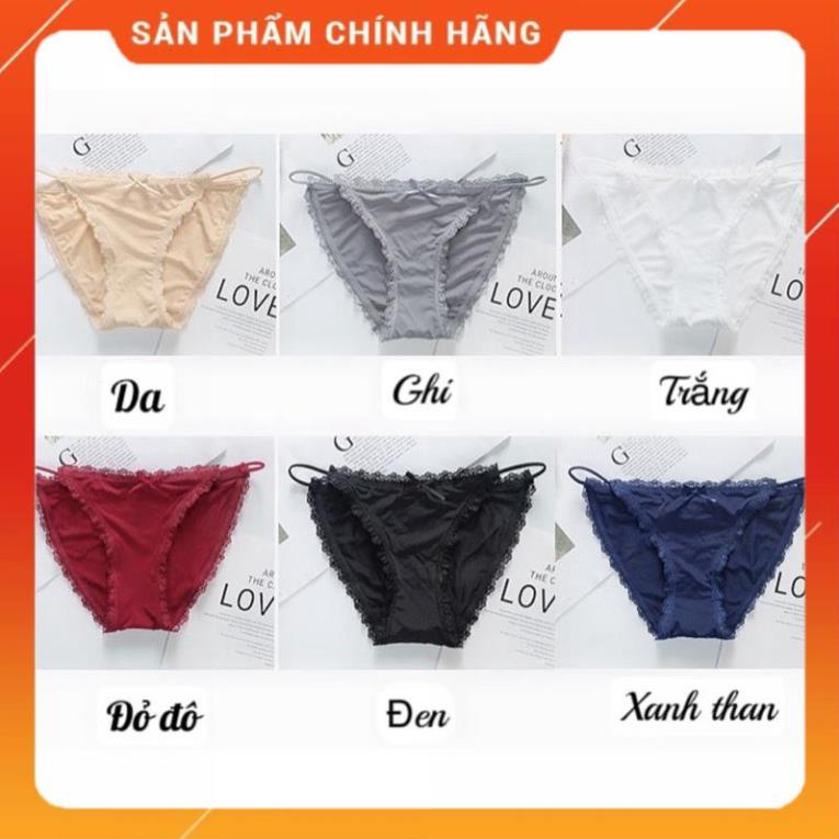 Quần Lót Nữ ❤️Quần Lót Ren Su cao cấp mềm mại kháng khuẩn sexy gợi cảm 059