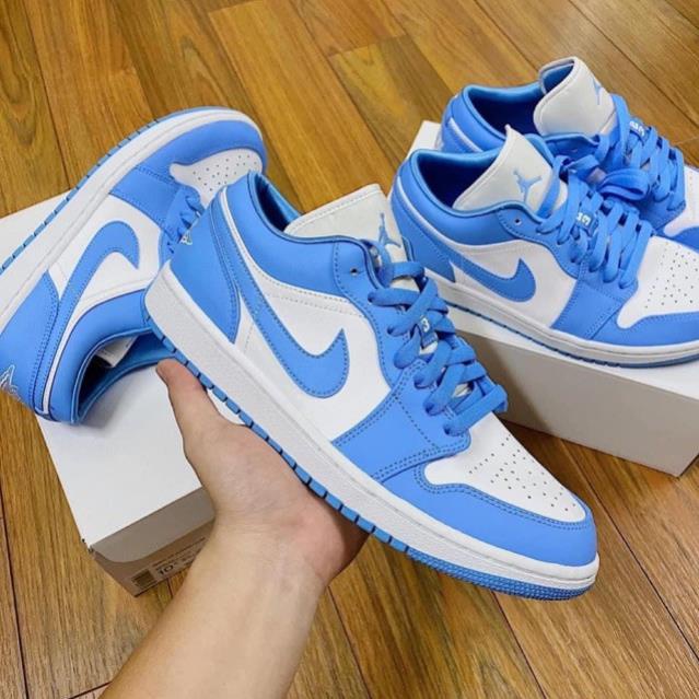 Giày Thể Thao Air 𝐉𝐨𝐫𝐝𝐚𝐧 LOW Màu Xanh Dương Da Nhăn Cao Cấp Full Size Nam Nữ [Full Bill Box] | BigBuy360 - bigbuy360.vn