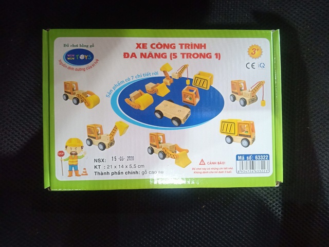 Xe công trình đa năng (5 trong 1) - WinWinToys