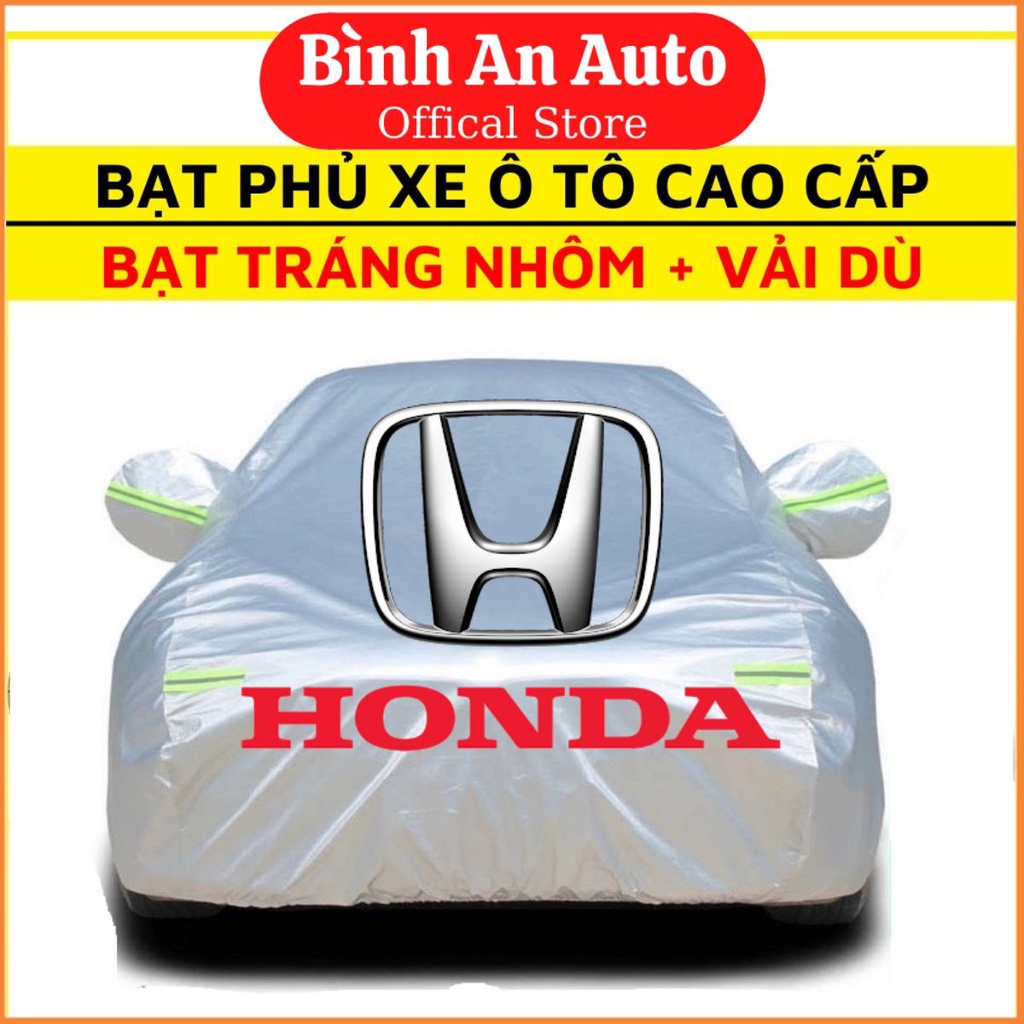 Bạt Phủ Xe Ô Tô tráng nhôm, vải dù Honda CRV, Brio, City, HRV, Accord, Civic, Jazz - Bình An Auto