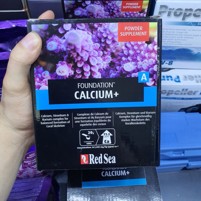 Bột bổ sung canxi cho bể cá biển FOUNDATION CALCIUM + 1KG - REDSEA