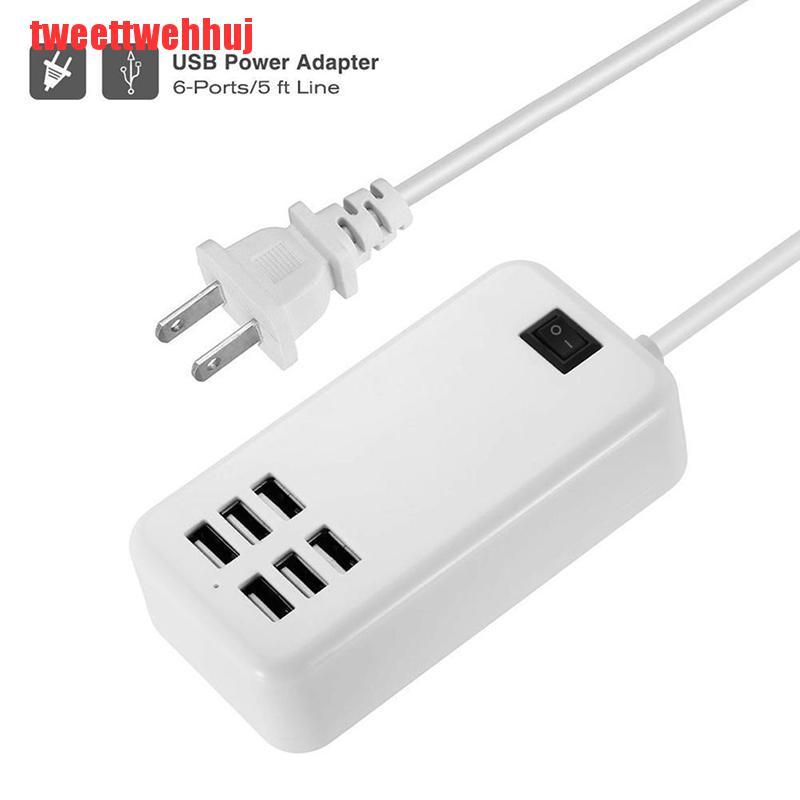 Củ Sạc Nhanh 6 Cổng Usb 4-6 Cổng Tiện Dụng Chất Lượng Cao