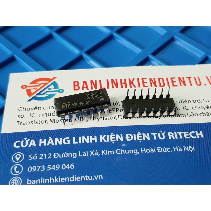 Combo 5 con TL064, TL064CN DIP-14 IC
