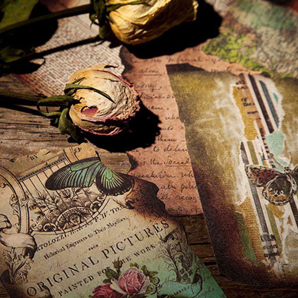 Giấy Note Trang Trí Sổ Tay Phong Cách Retro Sáng Tạo DIY