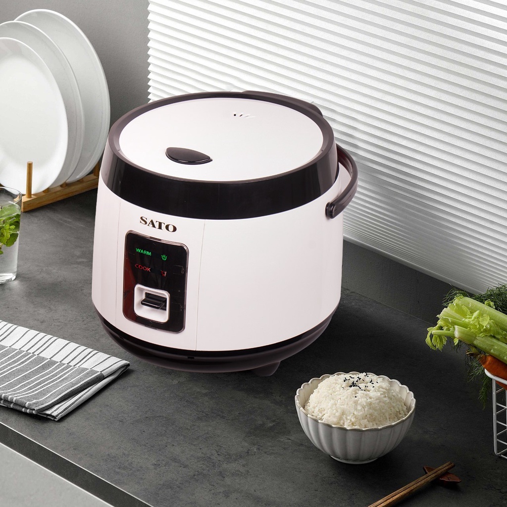 Nồi cơm điện SATO 18F061 dung tích 1.8L, công nghệ Nhật Bản – Sản xuất tại Việt Nam - Bảo hành 1 năm