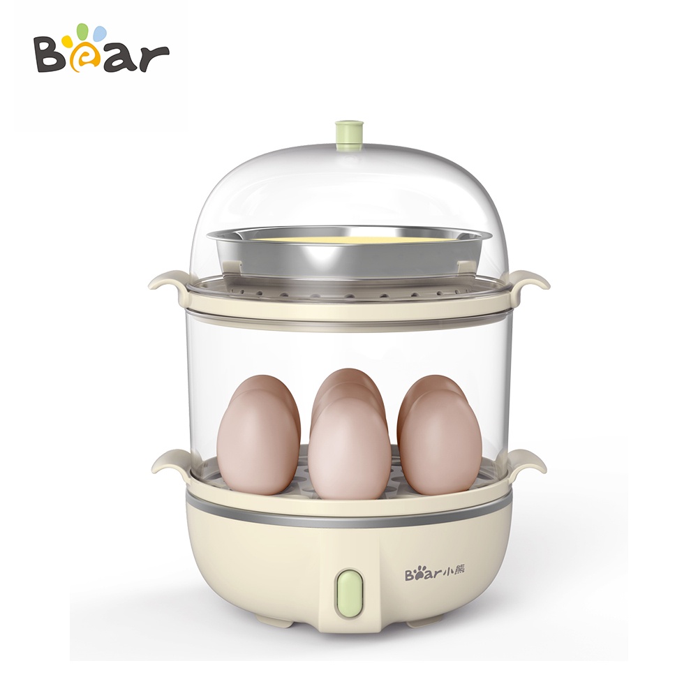 Nồi hấp trứng gia đình hai lớp BEAR