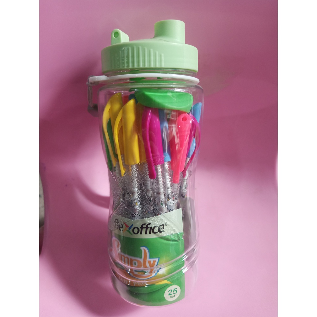 Bút bi FO-018 ngòi 0.38 màu xanh dễ thương