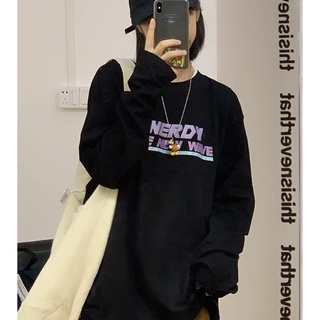  Áo thun tay dài form rộng NEKO.SG Áo thun Streetwear Ulzzang SWT28 