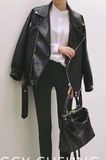 Áo khoác da 2 lớp style Hàn Quốc | Leather Jacket