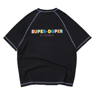 Áo thun "Super Duper" tay raglan