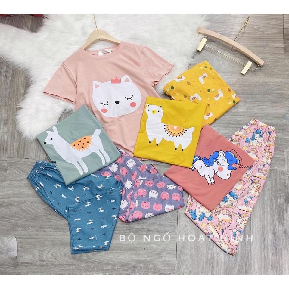 Bộ ngố áo cotton hoạt hình | BigBuy360 - bigbuy360.vn