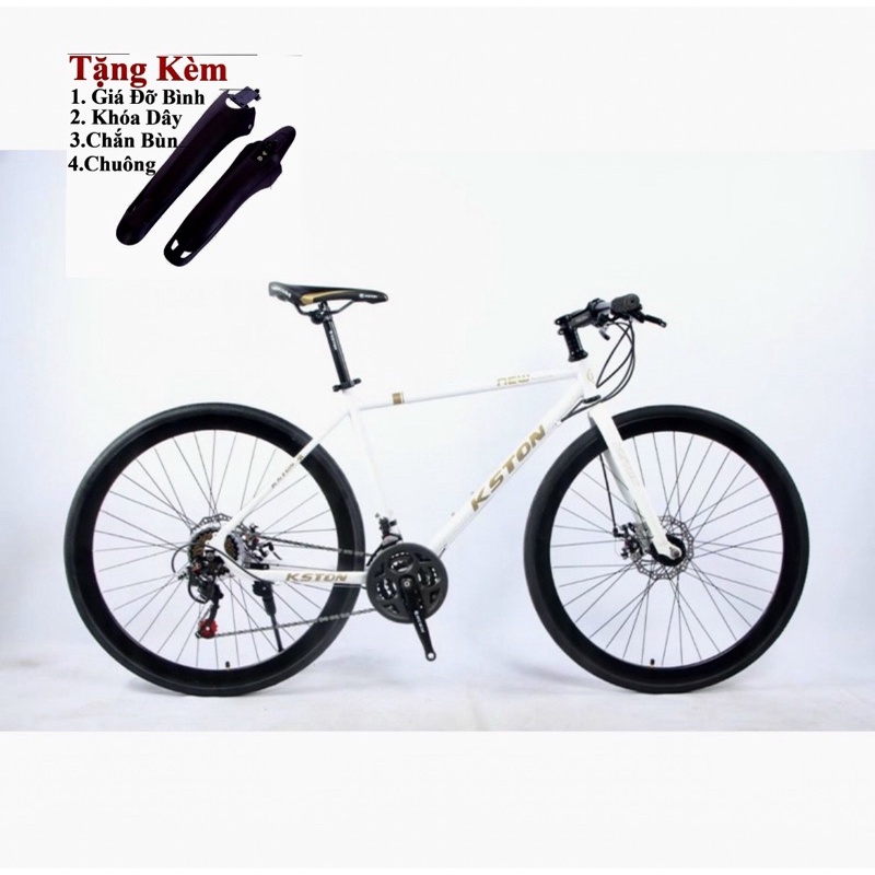 Xe đạp Touring Ktons vành 700c Khung thép-Chính hãng-  tặng kèm phụ kiện