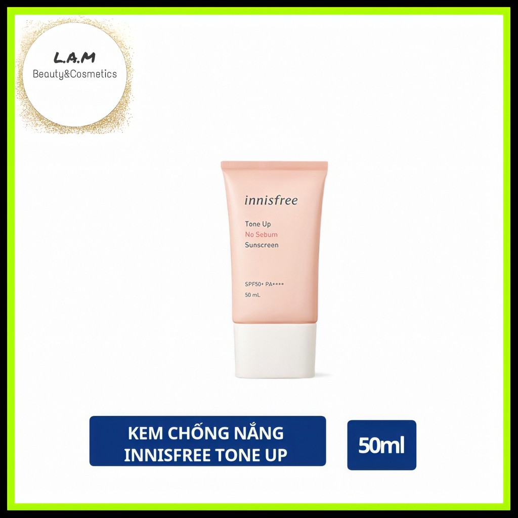 KEM CHỐNG NẮNG Kiềm Dầu Lên Tone Da Innisfree Tone Up No Sebum Sunscreen