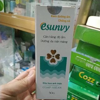 Esunvy kem dưỡng ẩm chống nẻ lọ 50g