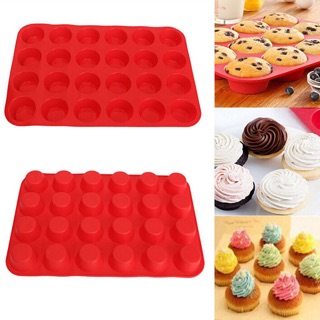Khuôn cupcake silicon 24 ô