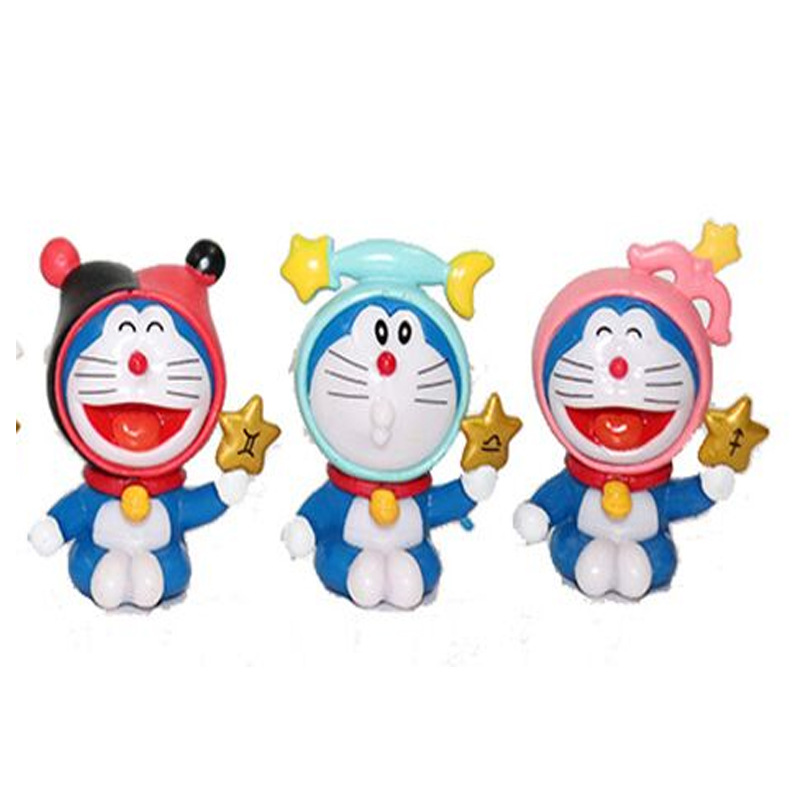 Set 12 mô hình nhân vật hoạt hình doraemon bằng Pvc chất lượng cao độc đáo