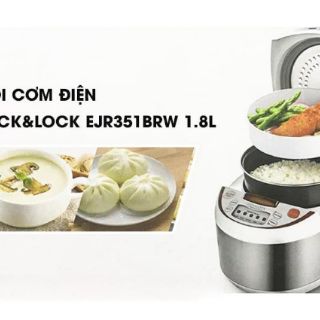 NỒI CƠM ĐIỆN LOCK&LOCK EJR351BRW 1.8L