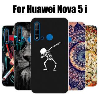 Ốp lưng Huawei Nova 5i Trường hợp Silicone mềm TPU Back Cover Điện thoại Vỏ bọc Huawei Nova 5i Case