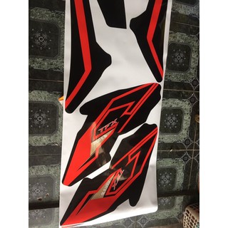 Tem trùm TFX racing đỏ đen