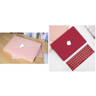 Combo ốp + phủ phím Macbook Air 13" (2018-2021 ) nhiều  màu (Tặng kèm nút chống bụi và bộ chống gãy sạc)