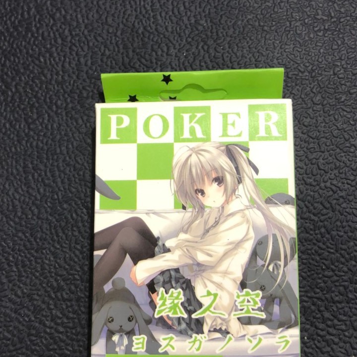 Bộ bài tây poker Miku Hatsune tú lơ khơ 52 lá khác nhau hộp ảnh in hình anime manga