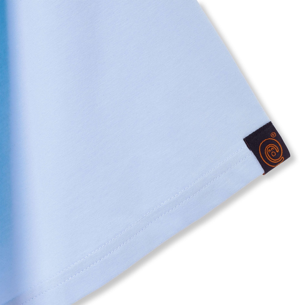 Áo thun tay lỡ UDAS phông Unisex nam nữ Cotton oversize form rộng SIGNATURE - Blue Sky | BigBuy360 - bigbuy360.vn