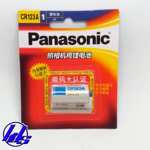 Pin Panasonic CR123A, CR123, CR123AW-C1B, CR17345 - Vỉ 1 viên