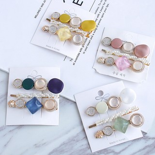 Set kẹp tóc 3 món chọn lọc cực đẹp, phụ kiện tóc nữ