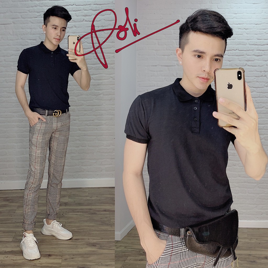 Thun cổ polo trơn | BigBuy360 - bigbuy360.vn