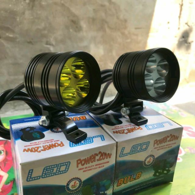 ĐÈN TRỢ SÁNG 4 LED L4-T1 (VÀNG + TRẮNG) HẠ GIÁ SHOCK