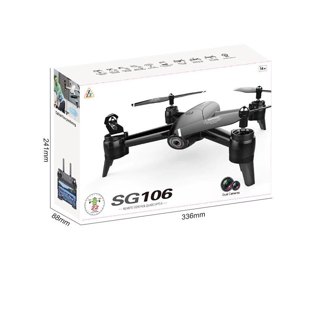 Flycam Drone SG106 Camera kép 4K - Siêu công nghệ, Siêu hạt dẻ