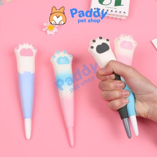 Bút Bi Bàn Tay Mèo Squishy Cho Sen Xả Stress
