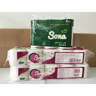 Giấy Vệ Sinh 3 Lớp Cao Cấp SoNa