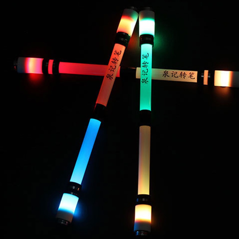 Đồ Chơi Bút Xoay Phủ Ngón Tay Phát Sáng Trong Bóng Tối Chống Trượt Giải Trí