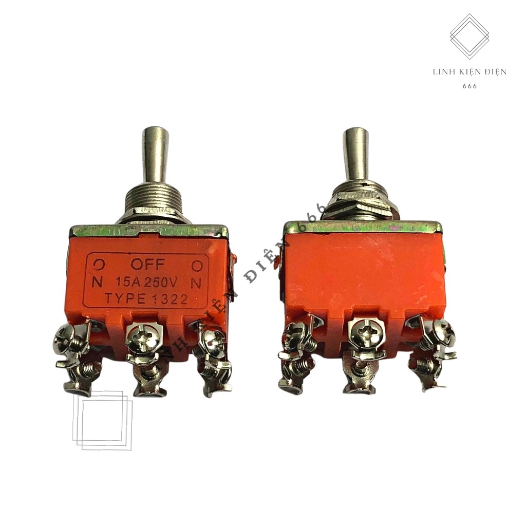 Công Tắc 3 Chân Gạt 3 Cực Đảo Chiều Dòng Chảy 15A 220V Loại Xịn