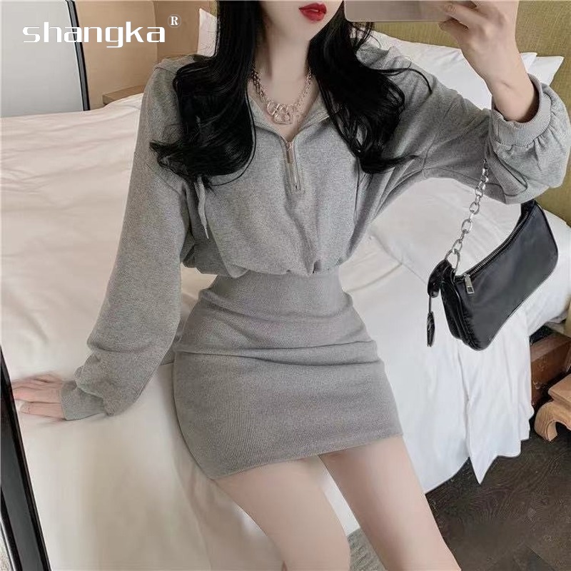 Đầm Hoodie Ngắn Siêu Mỏng Thời Trang Cho Nữ