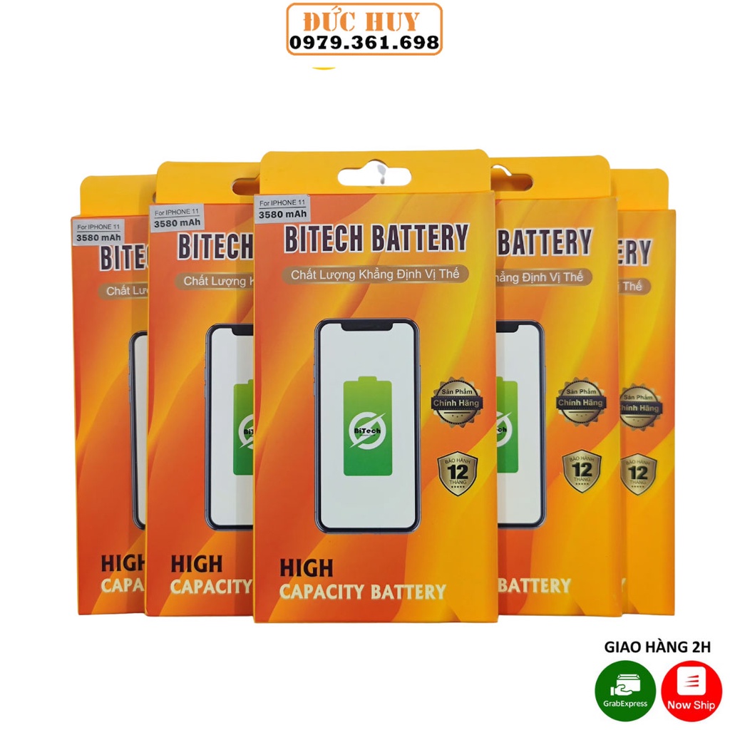 Pin IP11 Dung Lượng Cao BiTech BT-IP11 ( 3580 mAh )