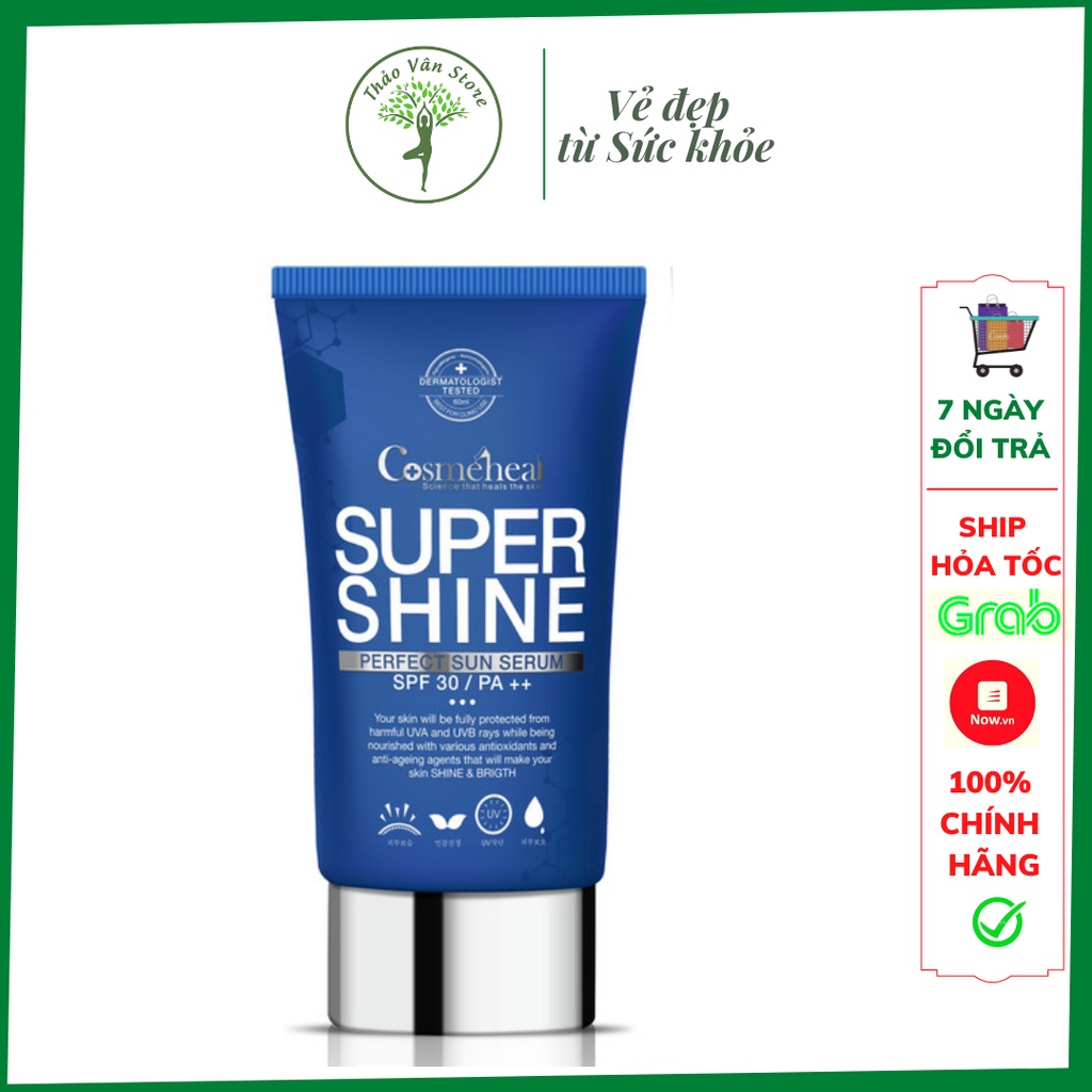 TẾ BÀO GỐC CHỐNG NẮNG SUPER SHINE Perfect Sun Serum Cosmeheal