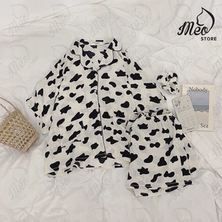 Đồ bộ lụa pijama tay cánh dơi mềm mịn mát.