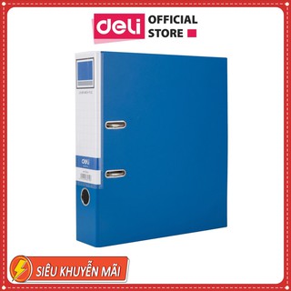 File còng DELI - Độ dày 5cm/  7cm, Xanh dương - 1 cái W38179 - W38168 kẹp hồ sơ,. tài liệu