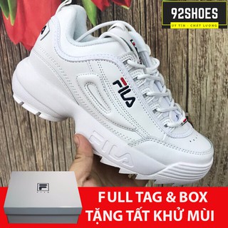 [Free ship + tặng kèm tất chân] Giày thể thao nam nữ Fila bản đẹp