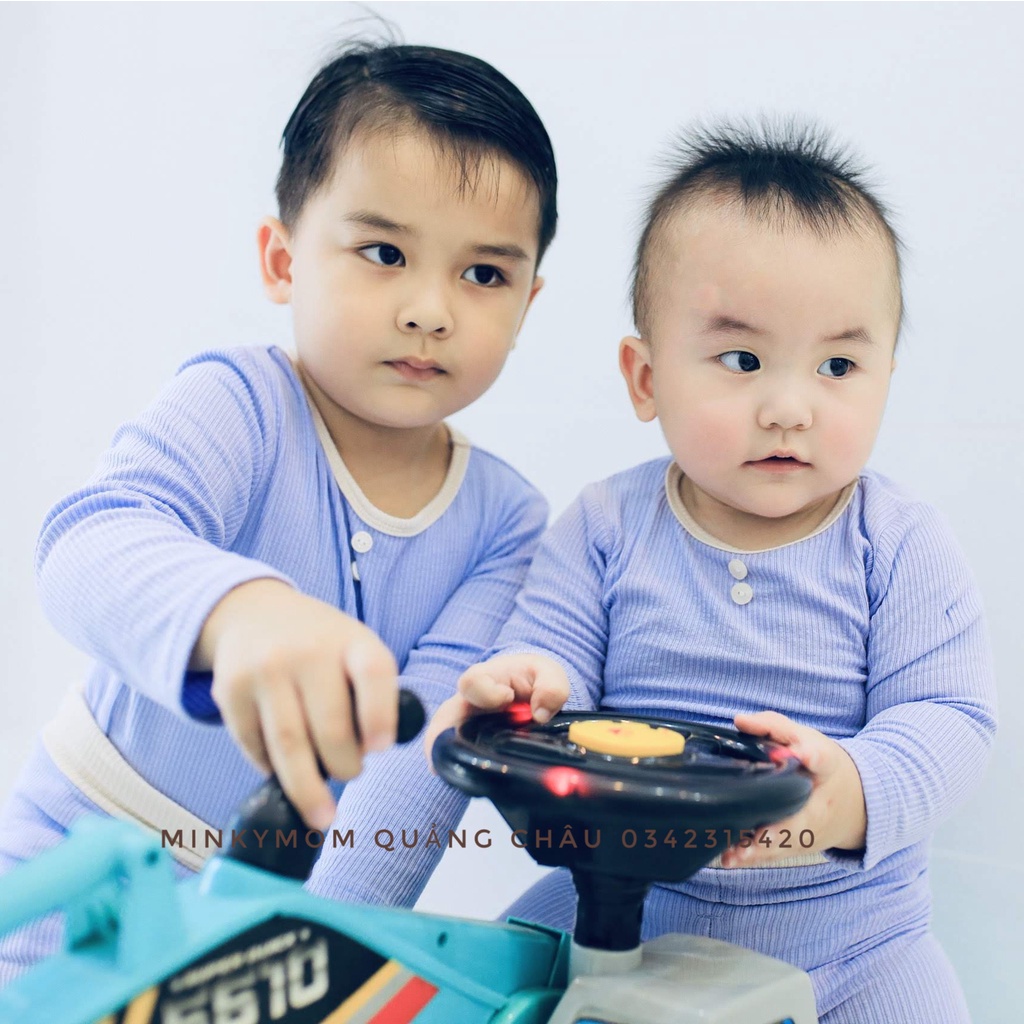 [MINKYMOM] ĐỒ BỘ DÀI TAY THUN TĂM MINKY MOM QUẢNG CHÂU