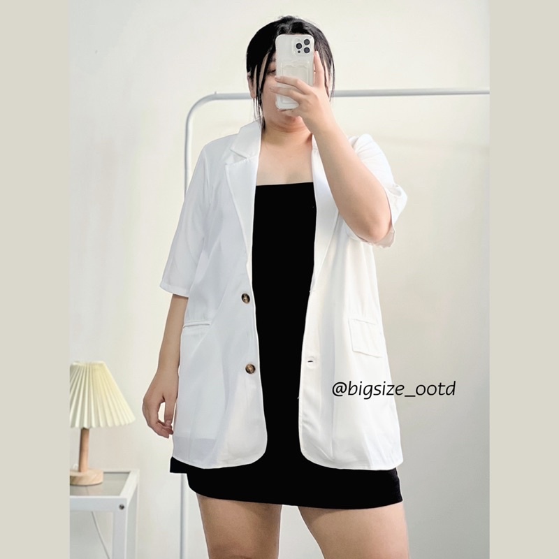 Áo khoác blazer tay ngắn OOTD BIGSIZE 60-90kg