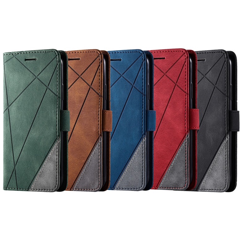 Ốp lưng thời trang Xiaomi 15T Pro Redmi 15C A5 Note 14 Pro Ví lật từ tính Vỏ da mờ