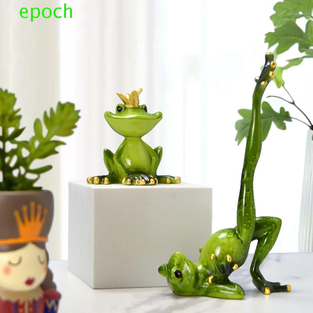 Epoch Mô Hình Chú Ếch Bằng Nhựa Resin Để Bàn Trang Trí