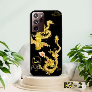 Ốp kính Rồng Đen 3D cho Samsung Note 20 - Note 20+ - Note 20 Ultra - Note 10 - Note 10 Lite - Note 10+ - Note 8 - Note 9