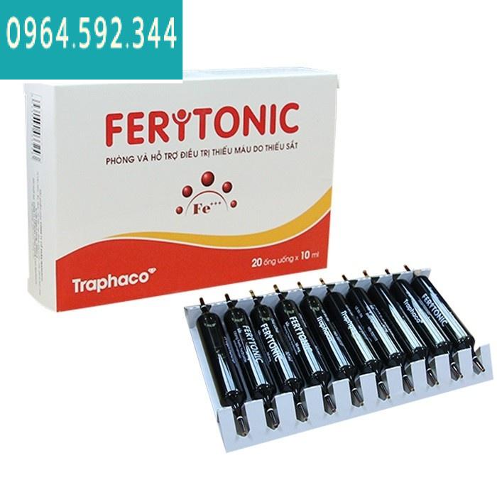 Bổ Sung Sắt FERITONIC Cho Bé và Mẹ Bầu - Hộp 20 Ống