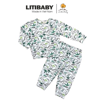 Bộ thu đông bé trai 9 - 18 kg . chất vải borip cực mềm mượt , mặc cực thoải mái , hãng litibaby
